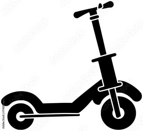 active illustration sport silhouette push outline logo outline icon ride outline road scoot scooter skate slide preschool street toddler toy shape of scoot scooter for vector graphic background