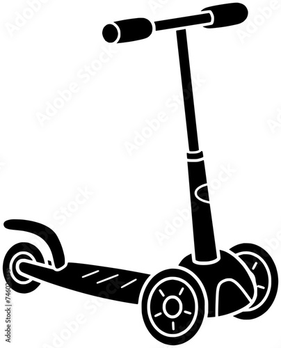 active illustration sport silhouette push outline logo outline icon ride outline road scoot scooter skate slide preschool street toddler toy shape of scoot scooter for vector graphic background