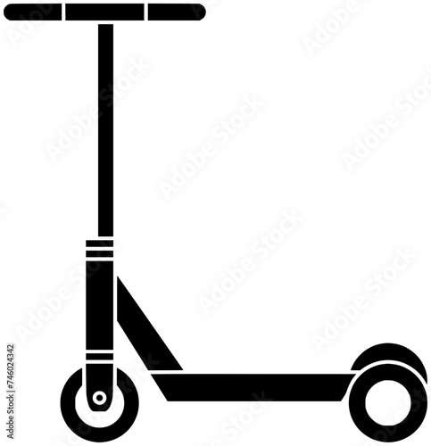 active illustration sport silhouette push outline logo outline icon ride outline road scoot scooter skate slide preschool street toddler toy shape of scoot scooter for vector graphic background