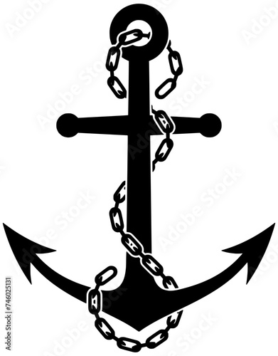 rope illustration navy silhouette sea logo nautical icon chain outline marine design anchor logo ship lifebuoy travel boat badge shape of anchor logo for vector graphic background