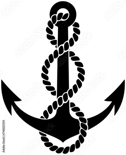 rope illustration navy silhouette sea logo nautical icon chain outline marine design anchor logo ship lifebuoy travel boat badge shape of anchor logo for vector graphic background