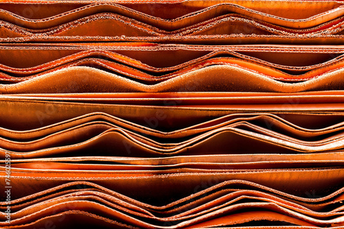 Close up detail of Copper Cathodes