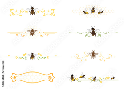A set of honey bee dividers
