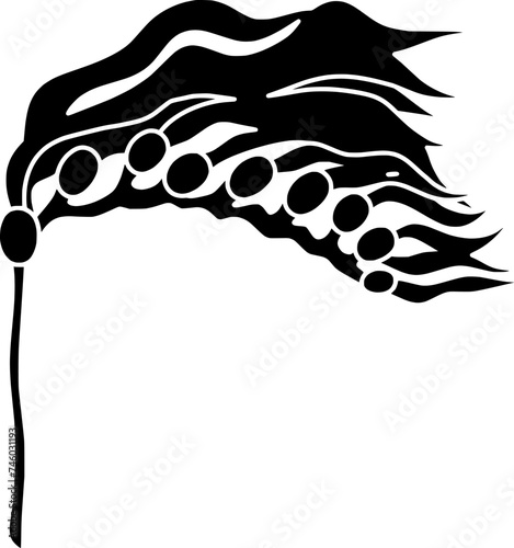 seaweed illustration marine silhouette nature logo ocean icon water outline sea green grass underwater seagrass seascape plant kelp environment shape of grass underwater for vector graphic background