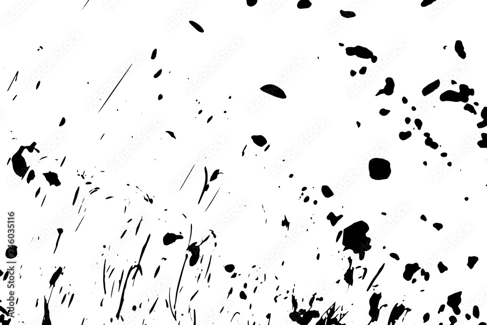 Rustic grunge texture with grain and stains. Abstract noise background. PNG graphic illustration with transparent background.