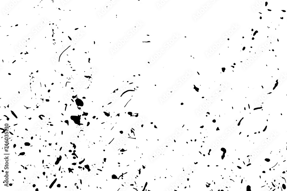 Fototapeta premium Rustic grunge texture with grain and stains. Abstract noise background. PNG graphic illustration with transparent background.