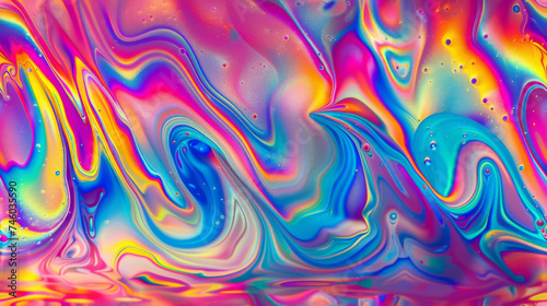 seamless iridescent soap film pattern