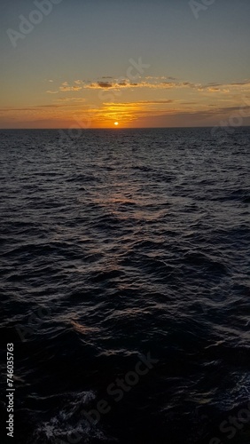 Sunset over the Ocean