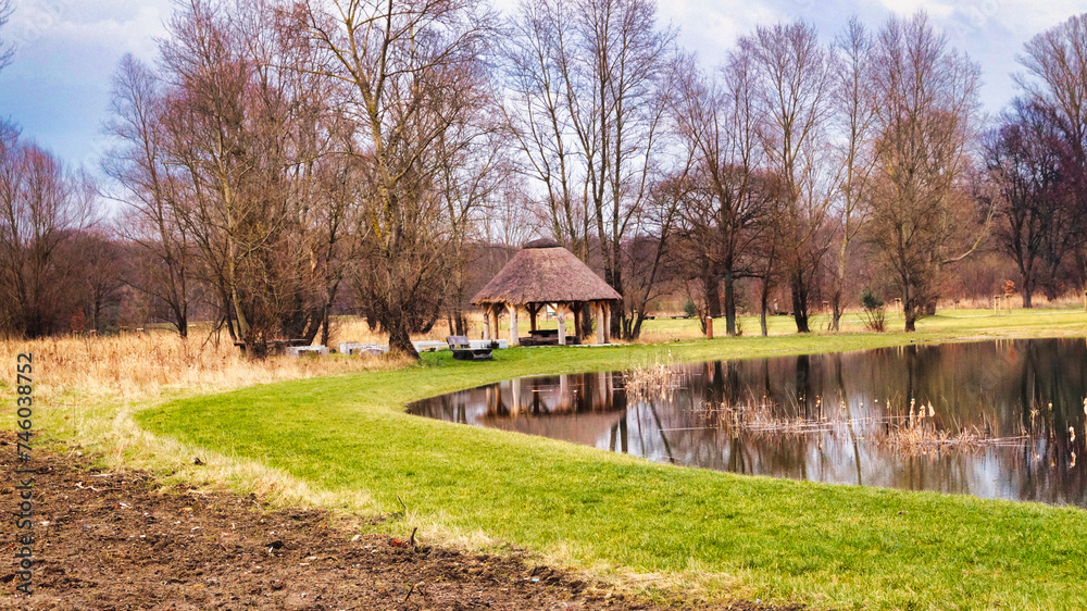 landscape with a house landscape with a house
