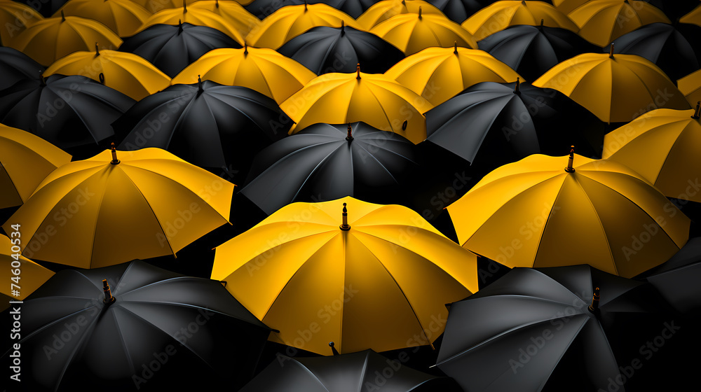Umbrella illustration, success concept Umbrella illustration, success concept