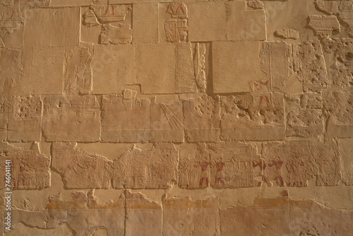 The Temple of Hatshepsut, a mortuary temple built during the reign of Pharaoh Hatshepsut of the eighteenth dynasty of Egypt, located opposite the city of Luxor