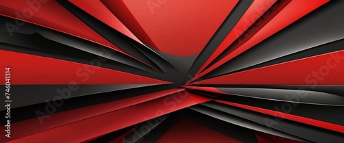 Wallpaper Mural Vibrant Red and Black Minimalist Vector Background: A Striking Fusion of Colors in a Simple Design, Perfect for Versatile Use in Graphic Design and Creative Projects. Torontodigital.ca