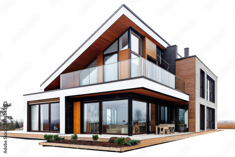Modern architecture house model isolated on backrgound, stylish minimal house, modern contemporary desgin concept. Modern architecture house model isolated on backrgound, stylish minimal house, modern contemporary desgin concept.