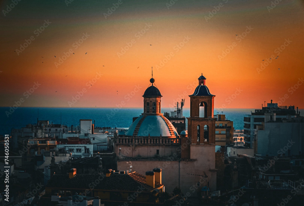 Sunset in Spain 