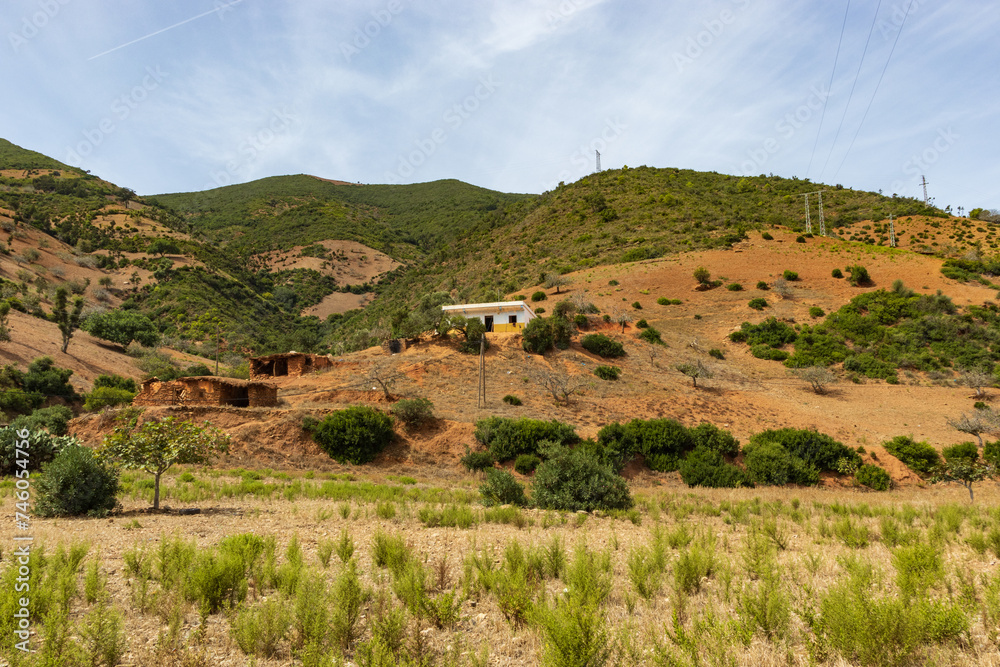 A marginalized village in northern Morocco near Azla and Tetouan