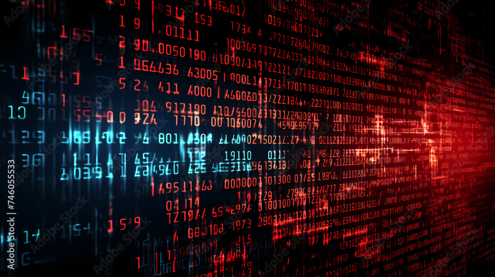 Fototapeta premium Failure point matrix code texture background, abstract texture pattern background