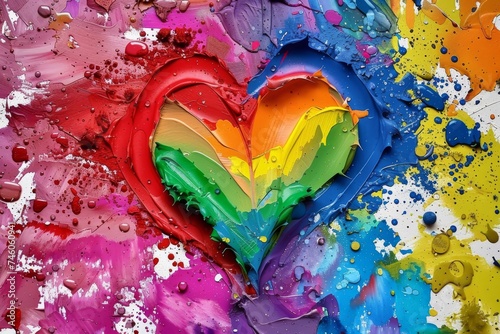 LGBTQ Pride apprentice. Rainbow self empowerment colorful gender expression diversity Flag. Gradient motley colored partnership collaboration LGBT rightsparade prudent pride community