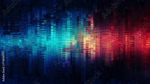 Wallpaper Mural Software background with numbers, matrix Torontodigital.ca