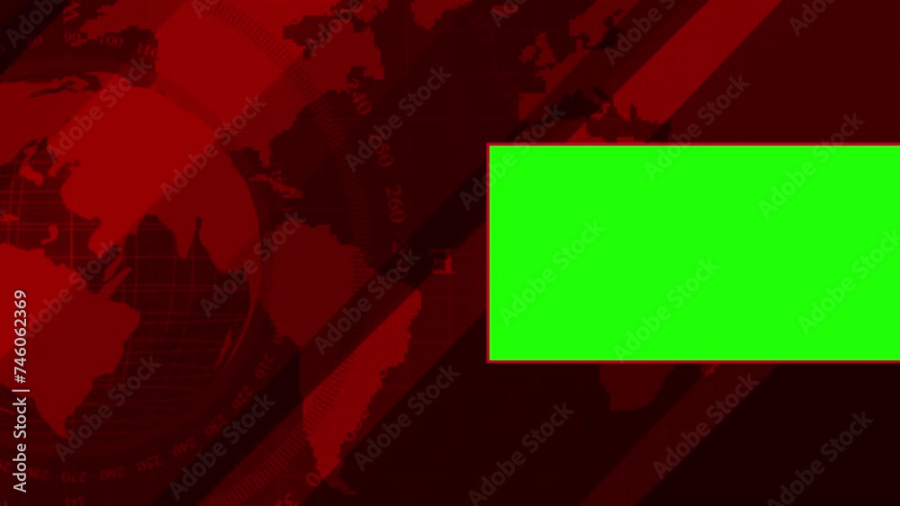 Green screen. News Studio Background for news report and breaking news on world live report. Newsroom Background for News Broadcasts.