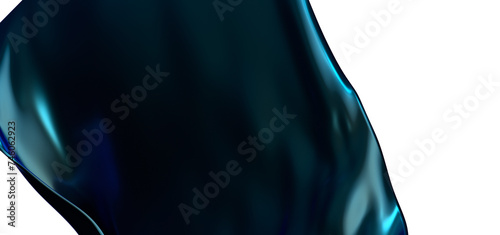 Abstract blue wave. Blue sc...