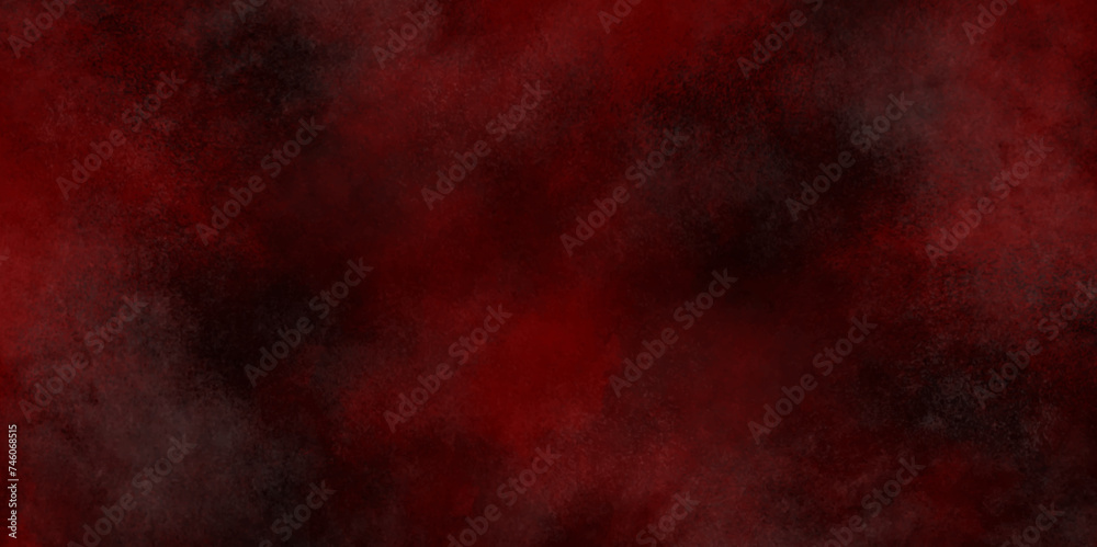 Burning coals and crack surface. Black and red rock stone background. Dark red horror scary background. Old wall texture cement black red background. Red grunge textured stone wall background.