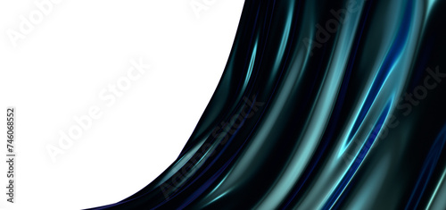 Abstract blue waves backgro...