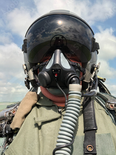 F-16 fighter pilot