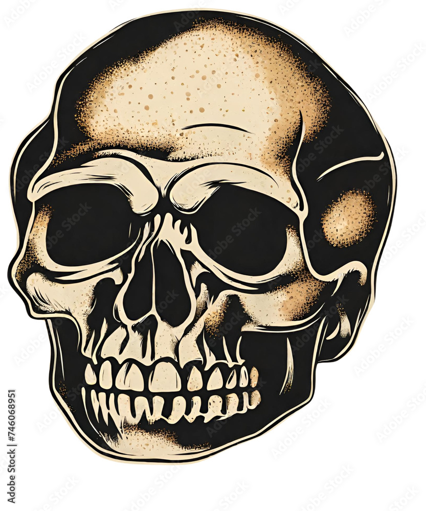 human skull