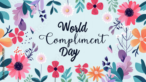 Floral Greetings for World Compliment Day