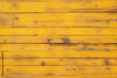 Wallpaper Mural yellow and old and weathered and dirty wood wall wooden plank board texture background Torontodigital.ca
