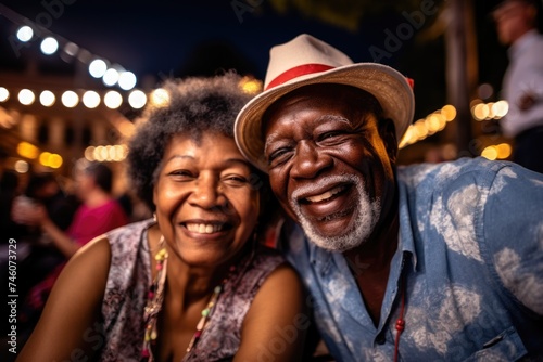 Portrait of a happy senior couple on vacation © Vorda Berge
