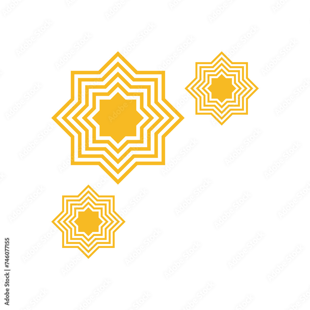 Islamic ornament element Islamic ornament element