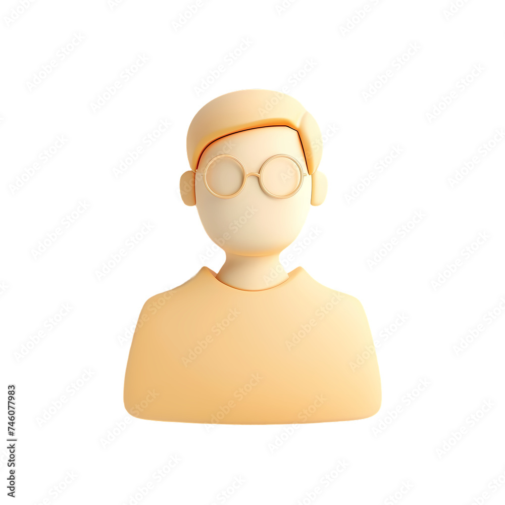 3D asset - student 3D asset - student