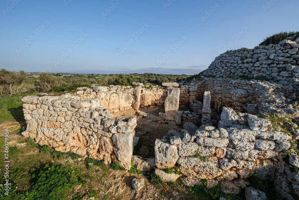 So na Caçana sanctuary village, Alaior, Menorca, Balearic Islands, Spain