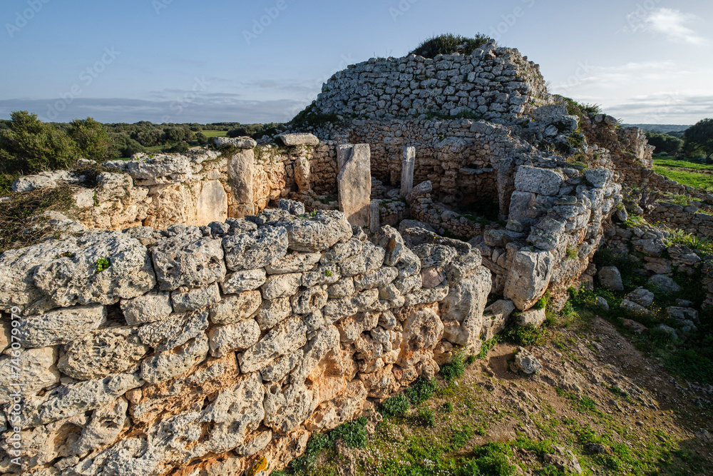 So na Caçana sanctuary village, Alaior, Menorca, Balearic Islands, Spain