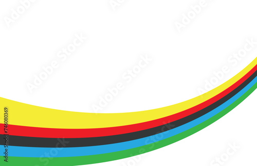 Olympic background. Abstract multicolored background. Vector graphics for design.