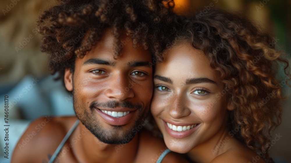 a close up of a person with a smile on their face and a person with a smile on their face and a person with a smile on their face with curly hair. a close up of a person with a smile on their face and a person with a smile on their face and a person with a smile on their face with curly hair.
