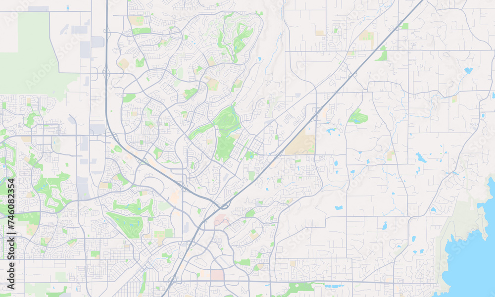 Rocklin California Map, Detailed Map of Rocklin California
