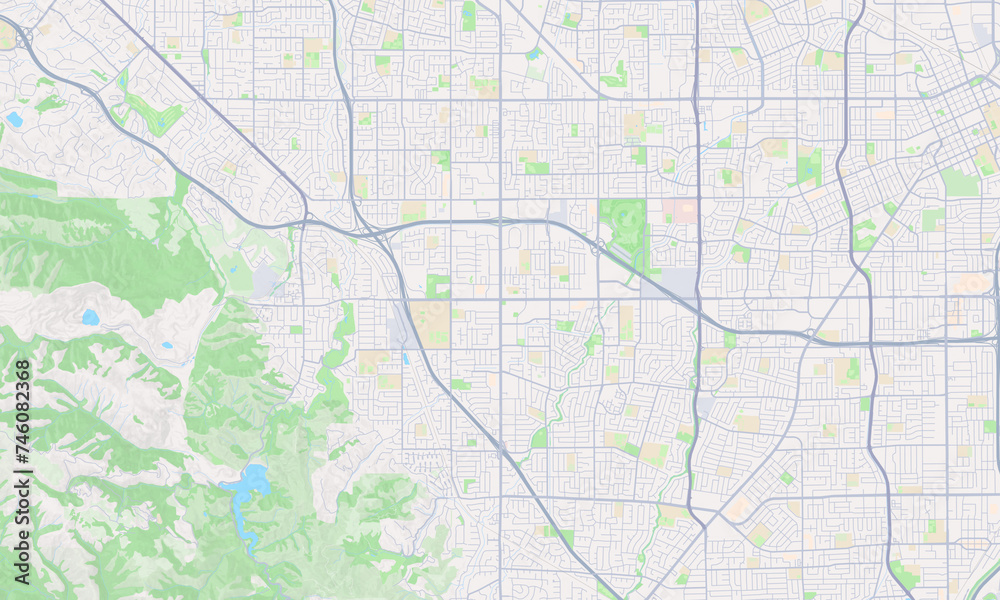 Cupertino California Map, Detailed Map of Cupertino California