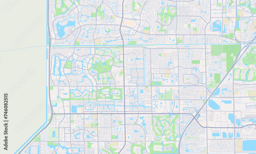 Tamarac Florida Map, Detailed Map of Tamarac Florida