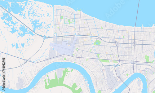 Kenner Louisiana Map, Detailed Map of Kenner Louisiana photo