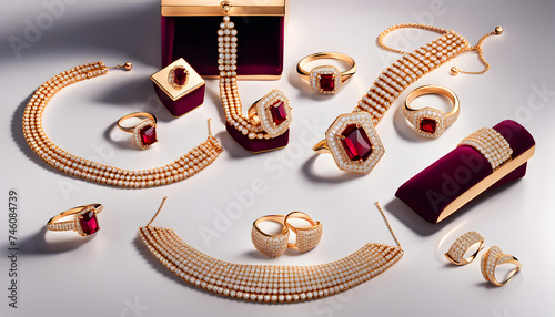 Wonderful collection of luxurious jewelry sets