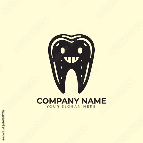 Vector dental care logo template
