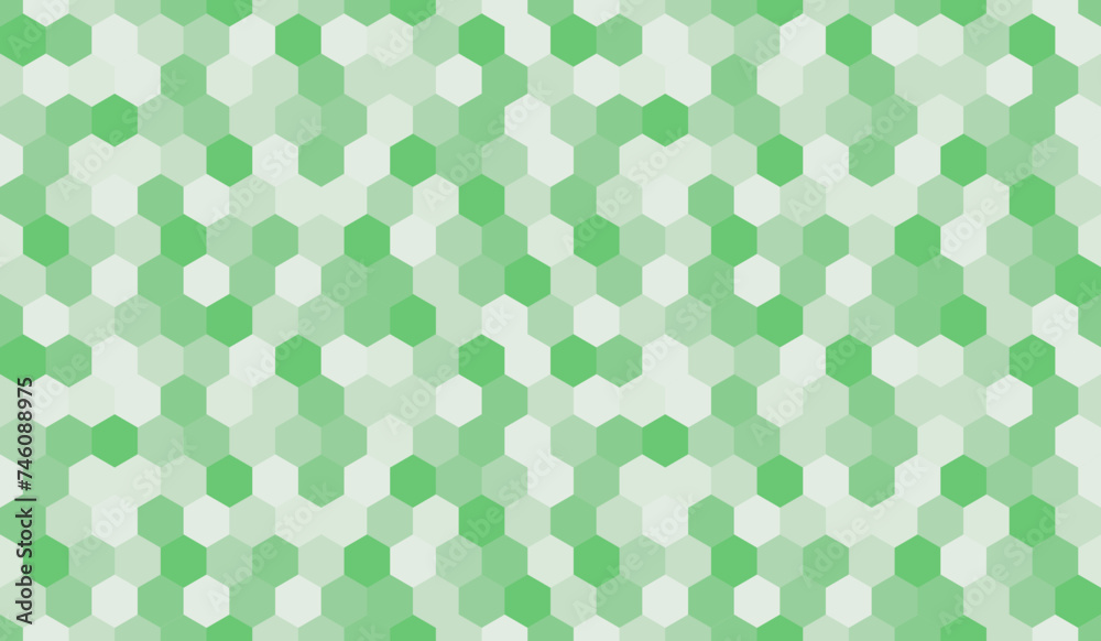 Green honeycomb vector pattern for design textiles and backgrounds Green honeycomb vector pattern for design textiles and backgrounds