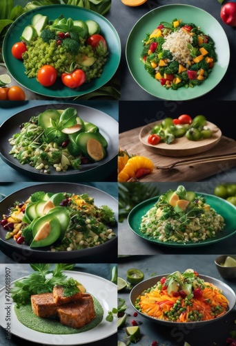 illustration, green visual guide preparing enjoying vibrant plant based meals, Fresh, Green, Plates, Visual, Guide, Preparing, Enjoying, Vibrant, Meals, Food
