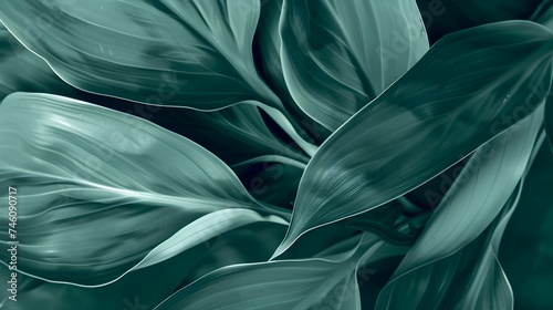minimalist leaves background, elegant botanical design © PSCL RDL
