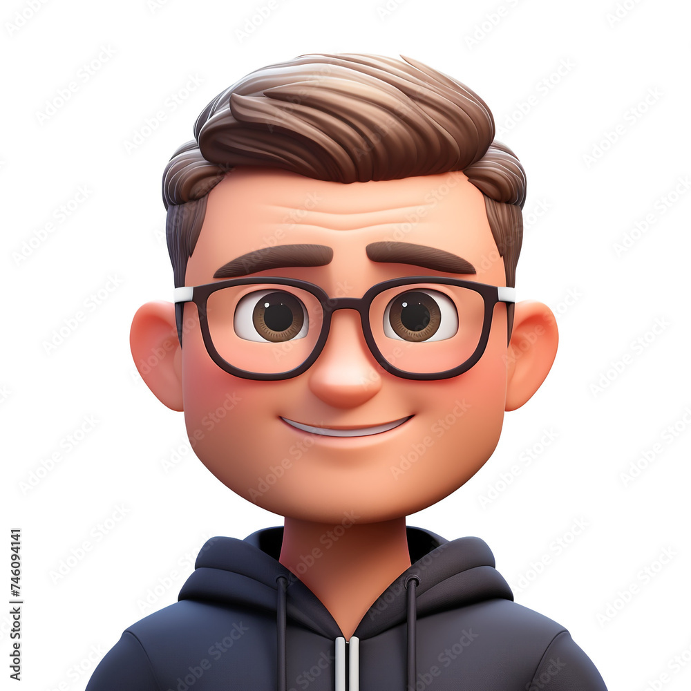 memoji smile man сreated with Generative Ai memoji smile man сreated with Generative Ai
