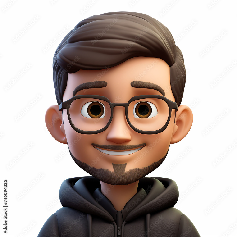 memoji smile man сreated with Generative Ai memoji smile man сreated with Generative Ai