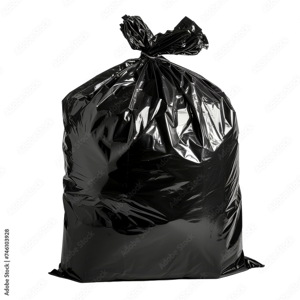 Black Trash Bag