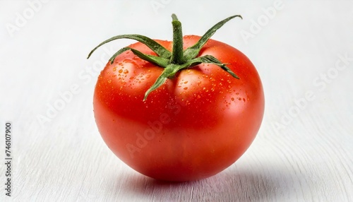 Tomato on a white background